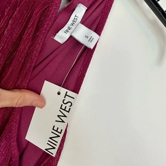 NWOT Nine West party mock neck mini dress Size: Small NEW - Picture 9 of 14